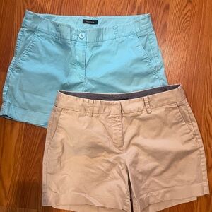Nautica Women's Blue and Khaki Shorts